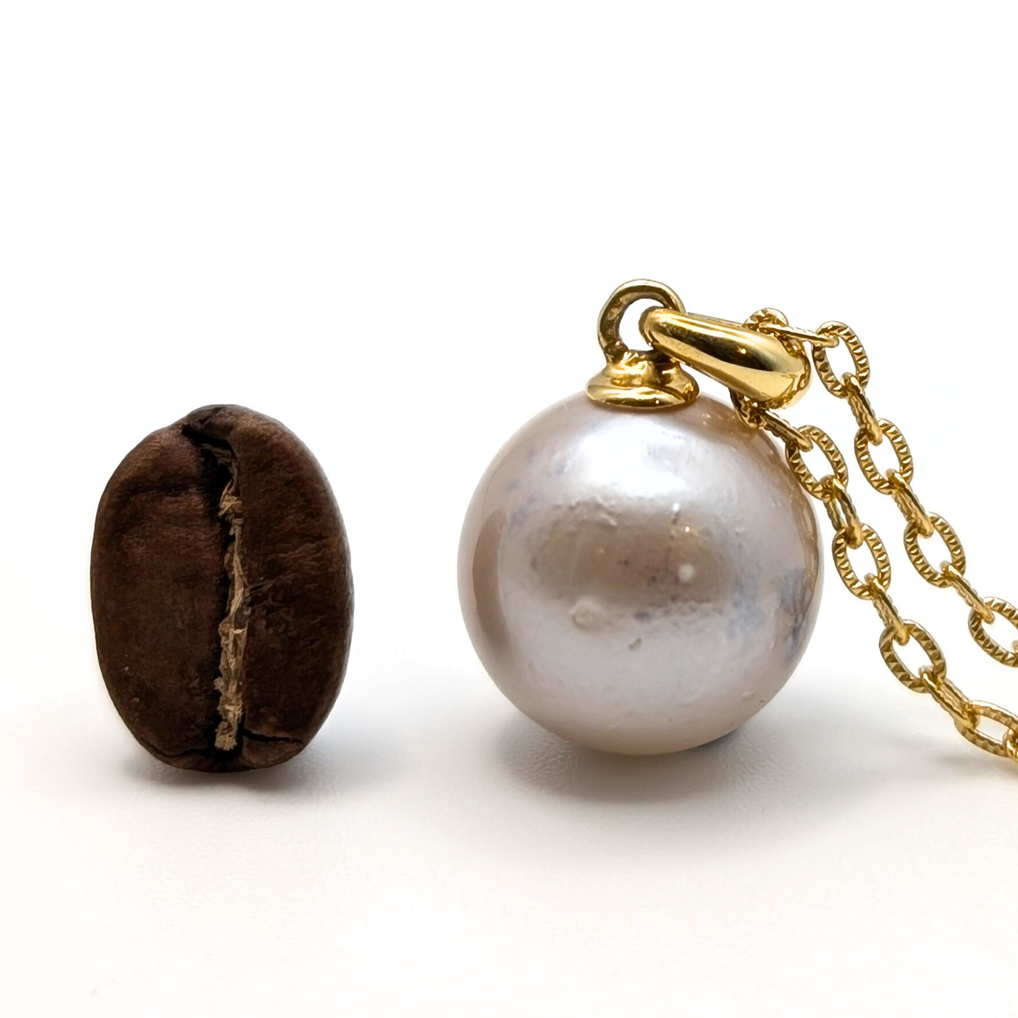 MUSE 12mm Pink South Sea Pearl Pendant Necklace - view 8