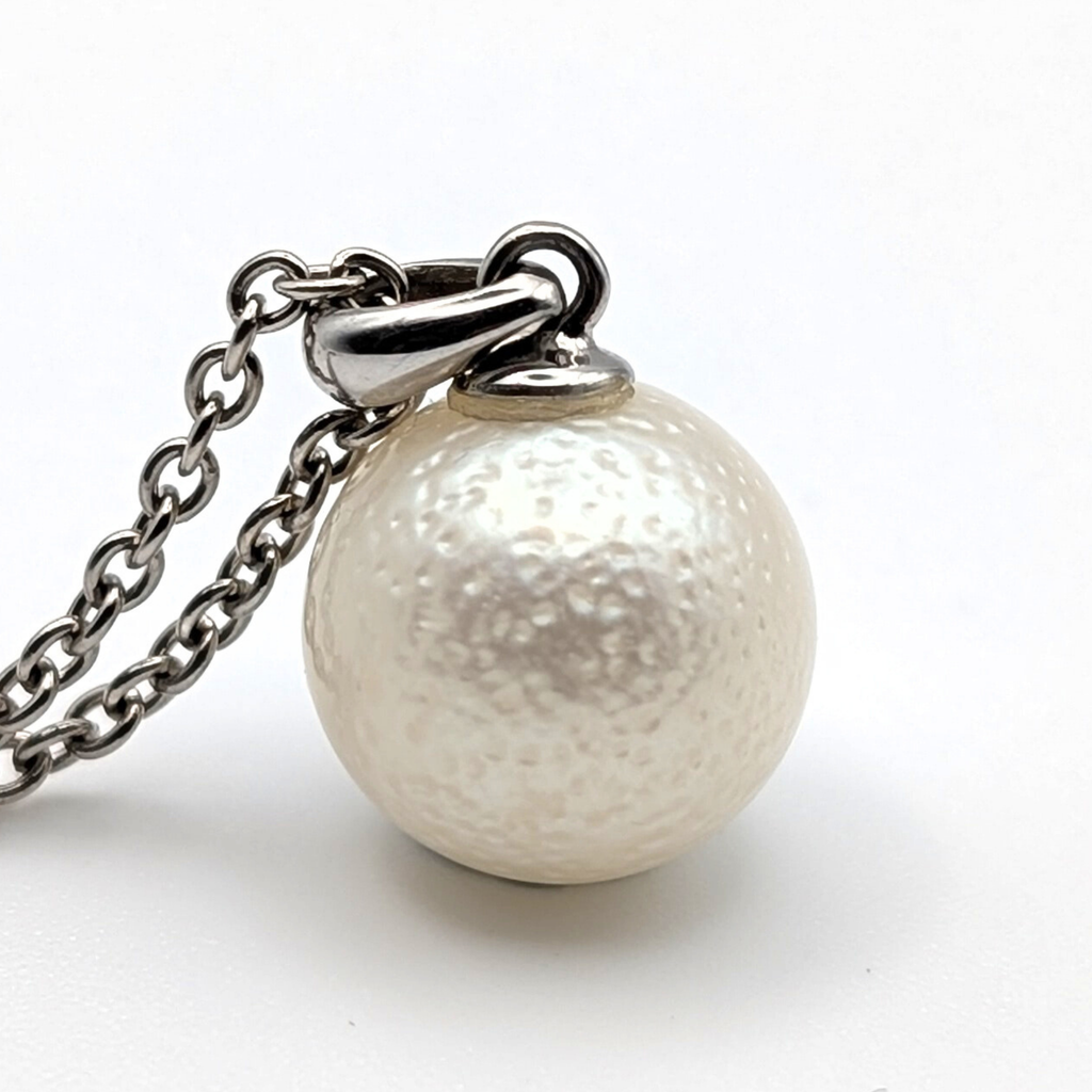 ASTRID 11mm White South Sea Pearl Pendant Necklace - view 5