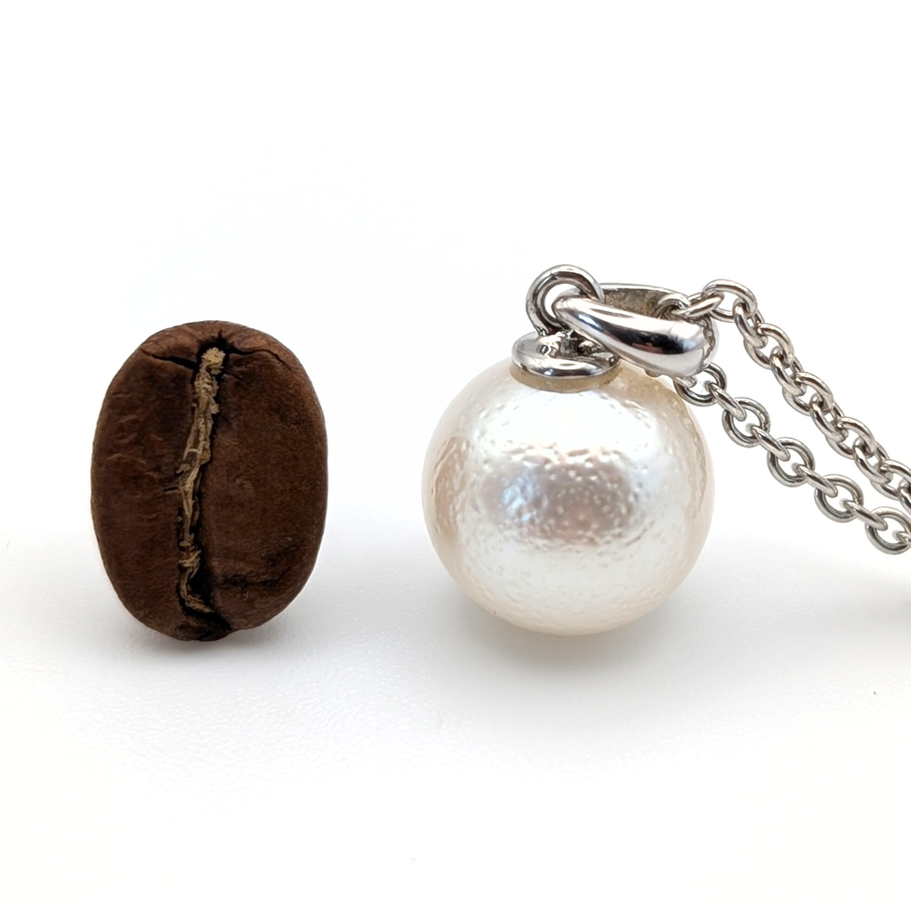 VIVA 10mm White South Sea Pearl Pendant Necklace - view 6