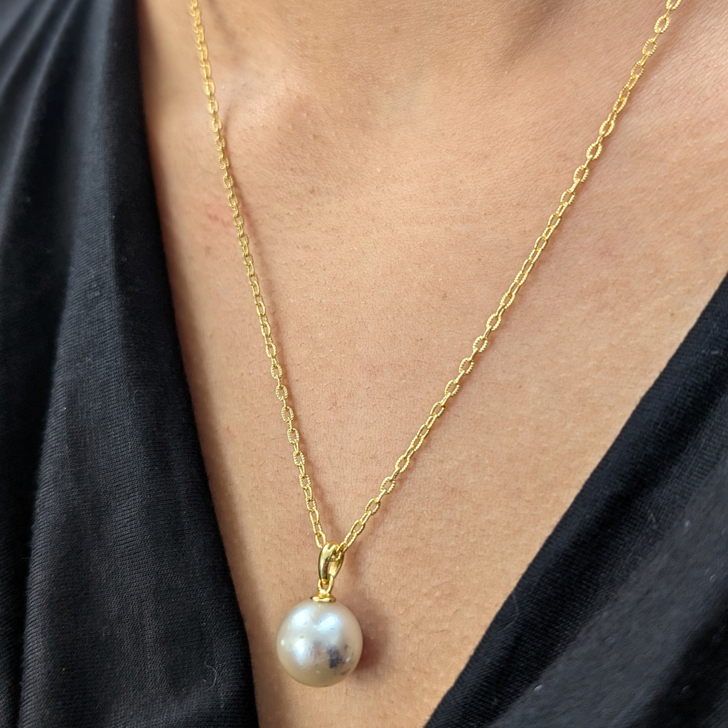 MUSE Pink South Sea Pearl Pendant Necklace