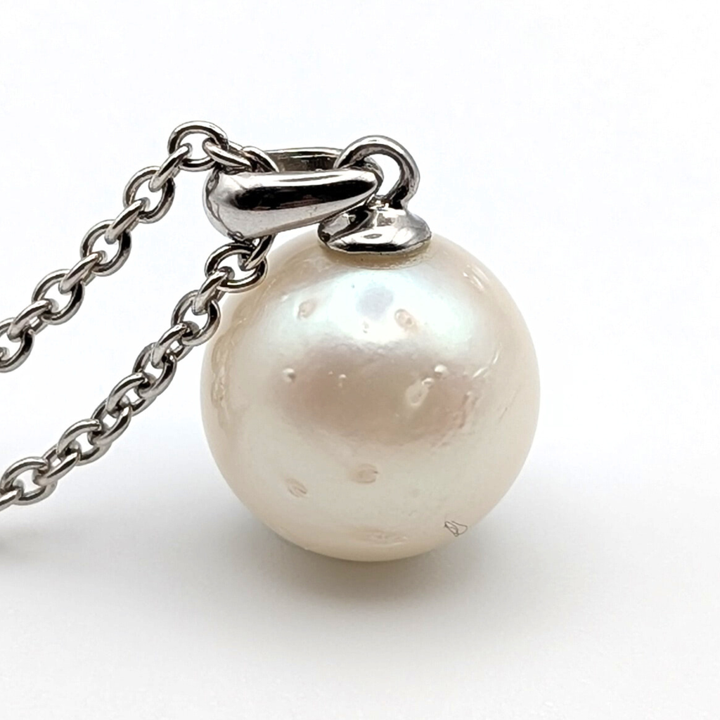 NEVE 11mm White South Sea Pearl Pendant Necklace - view 5