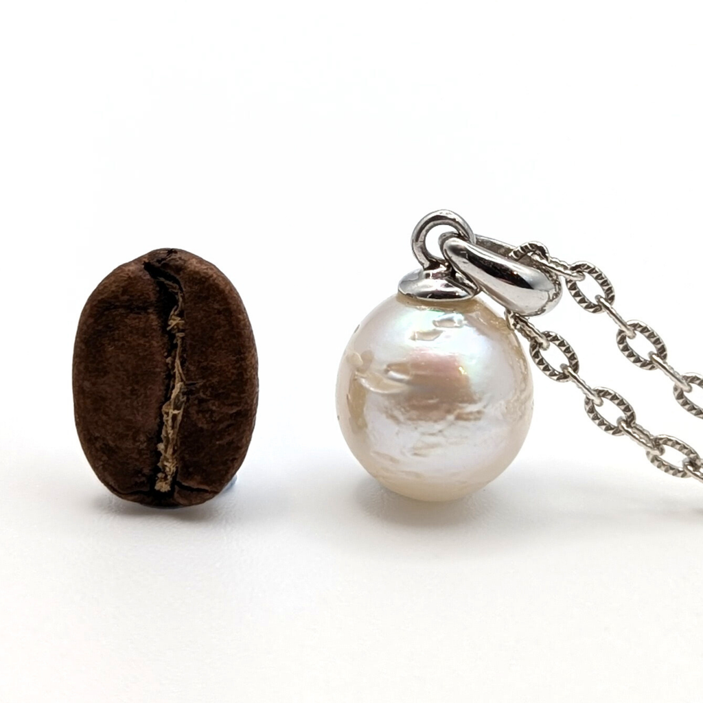 VELA 9mm White South Sea Pearl Pendant Necklace - view 8